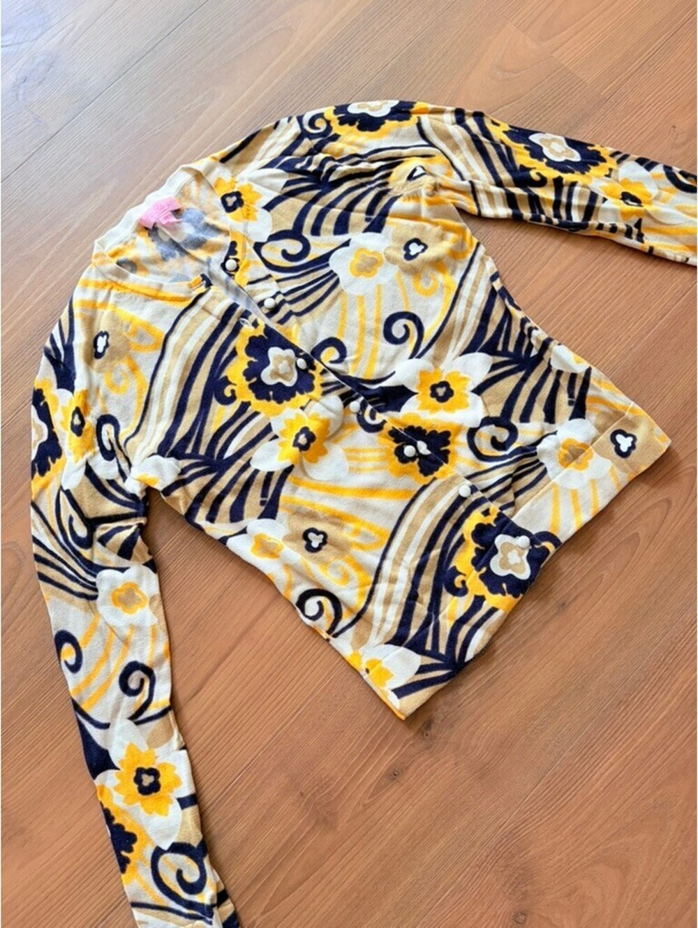 Lilly Pulitzer Pollyanne Cardigan Floral Sun Print